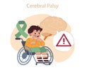 Cerebral Palsy concept.