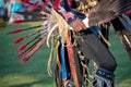 Ceremonial attire at native American Indian Pow Wow Royalty Free Stock Photo