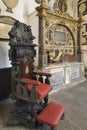 Ceremonial Chair of the Master of the Ringers Royalty Free Stock Photo