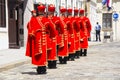 Ceremonial Changing of the Guard in Zagreb