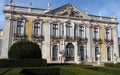 `Ceremonial Facade` of the 18th-century Queluz National Palace, Portugal Royalty Free Stock Photo