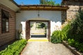 Ceremonial gate in the Monastery of Saint Nicholas Royalty Free Stock Photo