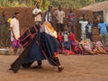 Ceremonial mask dance, Egungun, voodoo, Africa