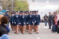 Ceremonial parade at Vladimir