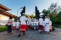 Ceremonial procession, Bali, Indonesia Royalty Free Stock Photo