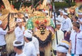 Ceremonial religious procession,Bali Royalty Free Stock Photo