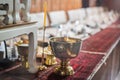 Ceremony in Buddhism religion for Thai wedding Royalty Free Stock Photo