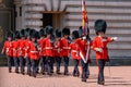 Ceremony of Changing the Guard on the forecourt of Buckingham Palace, London