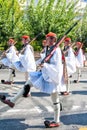 Ceremony changing of the guards in Athens