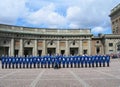 The ceremony of changing the Royal Guard in Stockholm, Sweden