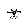 ceremony, cutting icon. Simple glyph of business set for UI and UX, website or mobile application on white background