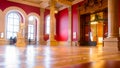 Ceremony hall with a sculpture, Oceanographic museum in Monaco