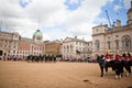 The ceremony of handover of Buckingham by guards