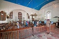 The ceremony in the old Dutch reformed church in Galle, Sri Lanka. Royalty Free Stock Photo