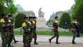 Ceremony to mark Western allies World War Two victory Armistice Royalty Free Stock Photo