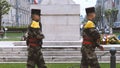 Ceremony to mark Western allies World War Two victory Armistice Royalty Free Stock Photo