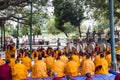 Ceremony under the bodhi tree