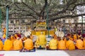 Ceremony under the bodhi tree