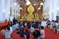 Ceremony at Wat Chana Songkhram Ratchaworamahawihan in Bangkok