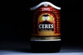 Ceres Strong Ale, Denmark beer, isolated, copy space