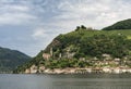 Ceresio lake Ticino, Switzerland Royalty Free Stock Photo
