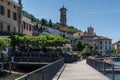 Ceresio, a quaint village situated on the Italian side of Lugano Lake in Lombardy, Italy