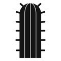 Cereus Candicans cactus icon, simple style Royalty Free Stock Photo