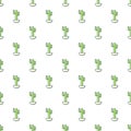 Cereus jamacaru cactus pattern seamless