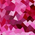 Cerise Pink Abstract Low Polygon Background
