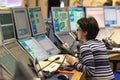 CERN ATLAS Control Room Royalty Free Stock Photo