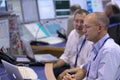 CERN ATLAS Control Room Royalty Free Stock Photo