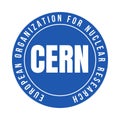 CERN European organization for nuclear research symbol icon