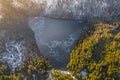 Cerne jezero in south bohemia in Czech Republic Royalty Free Stock Photo