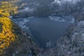 Cerne jezero in south bohemia in Czech Republic Royalty Free Stock Photo