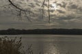 Cernis pond in autumn cloud time