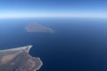 Cerralvo cousteau island baja california sur aerial