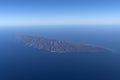 Cerralvo cousteau island baja california sur aerial