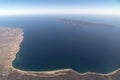 Cerralvo cousteau island baja california sur aerial