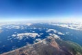 Cerralvo jacques cousteau island Mexico aerial view