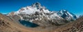 Cerro Castillo mountain national park and lake in Patagonia, Chile Royalty Free Stock Photo