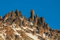 Cerro Castillo mountain peak Royalty Free Stock Photo