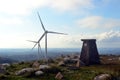 Cerro Catedral with windmills