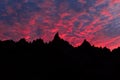 Cerro Cathedral at sunset Royalty Free Stock Photo