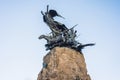 Cerro de la Gloria monument in Mendoza, Argentina.