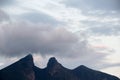 Cerro de la Silla mountain in Monterrey city