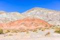 Cerro de los Siete Colores, Purnamarca, Argentina Royalty Free Stock Photo