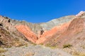 Cerro de los Siete Colores, Purnamarca, Argentina Royalty Free Stock Photo