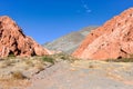 Cerro de los Siete Colores, Purnamarca, Argentina Royalty Free Stock Photo