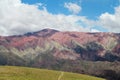 Cerro de siete colores, red color mountains Royalty Free Stock Photo