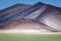 Cerro Medano volcano from Salar de Talar, near Aguas Calientes,